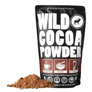 Wild Foods Organic Cocoa Powder Unsweetened Keto Chocolate 12 oz. Exp. 3/2025 - Picture 1 of 9
