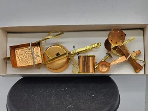6 Piece Solid Copper Miniatures Old Dutch International LTD in Original BOX - Picture 1 of 5