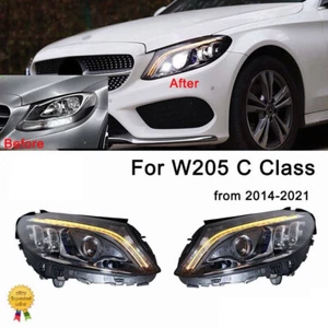 Conjunto de actualización faros LED para Mercedes Benz W205 Clase C 2014-2021 - Imagen 1 de 18
