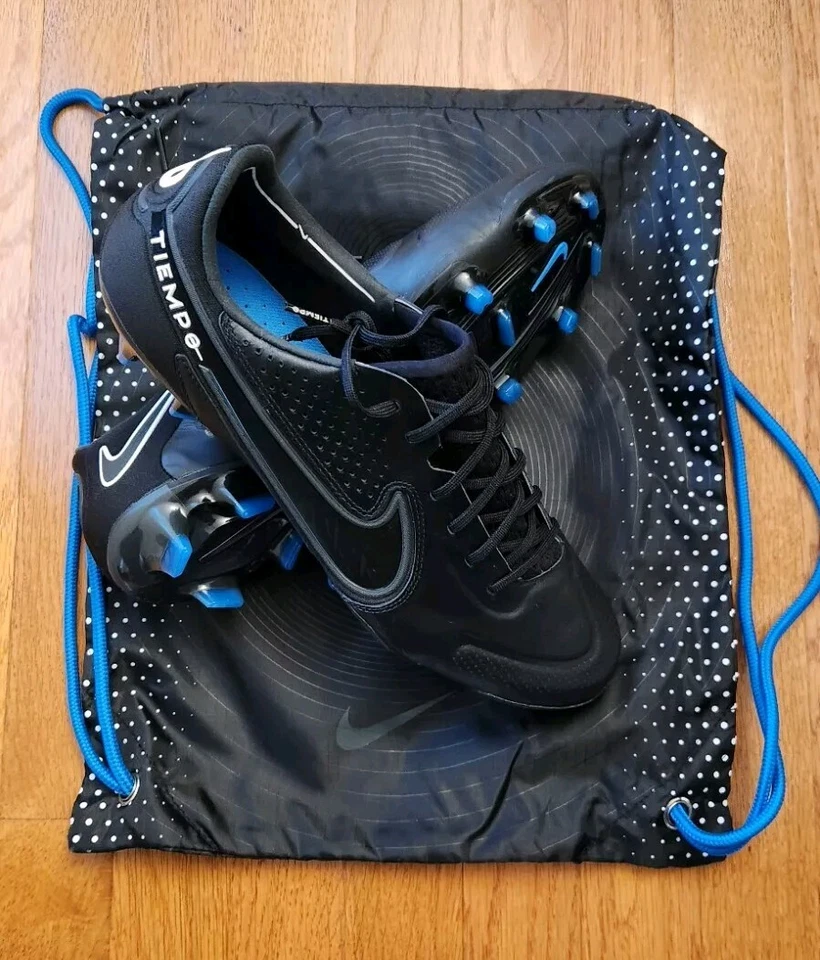 Nike Tiempo Legend 9 Elite FG Soccer Cleats Black CZ8482-001 Men's 12