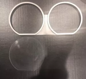 1x REPLACEMENT GLASS Gauge lens Harley Davidson Touring Speedometer Tachometer - Picture 1 of 4