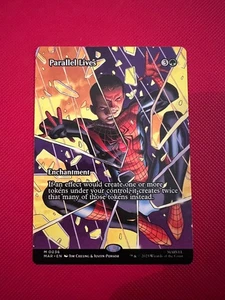 Parallel Lives 0036 Borderless Spider-Man MTG Marvel Universe Eternal - Legal - Bild 1 von 2