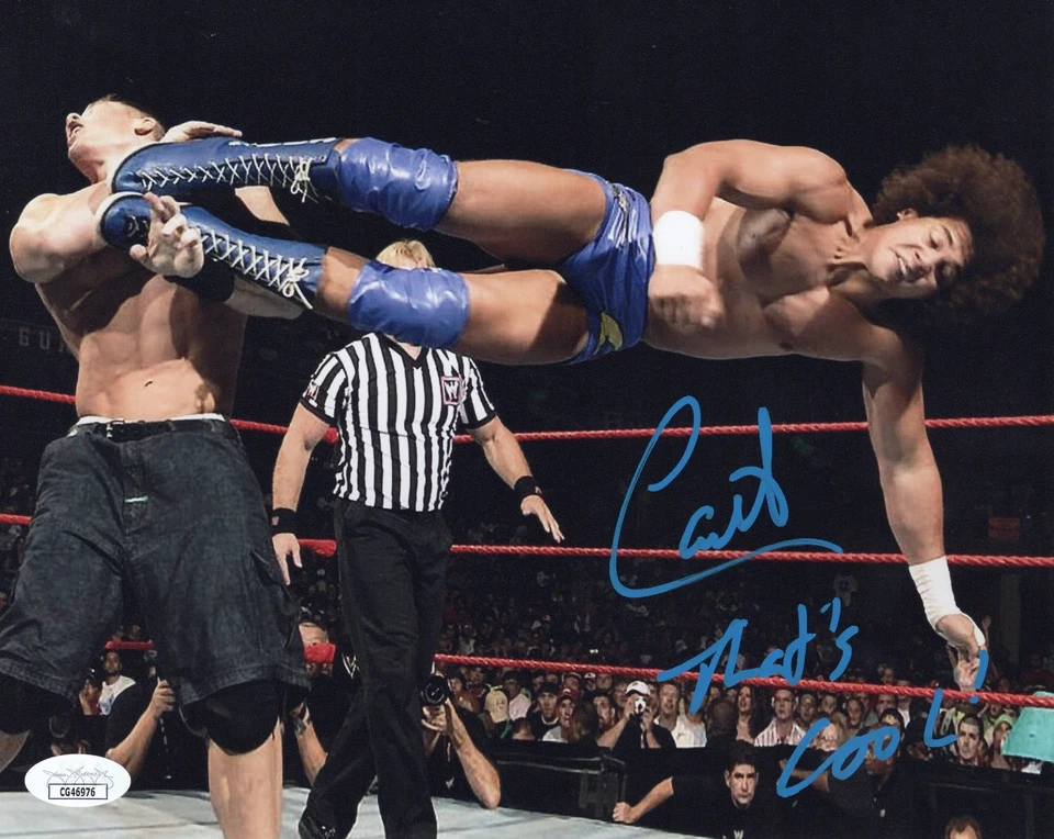 Foto 8x10 autografiada firmada inscrita de Carlito JSA WWE WWF LWO Foto 1 de 2
