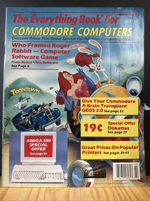 The Everything Book for Commodore Computers Winter/Spring 1989 Vintage RARE! - Image 1 of 4