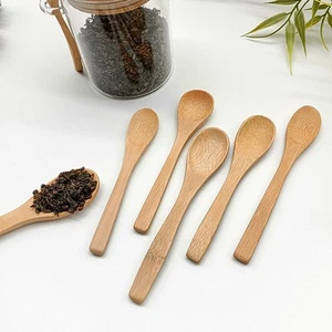 10PCS Kitchen utensils, children's rice spoons, soup spoons, wooden spoons - Picture 1 of 28