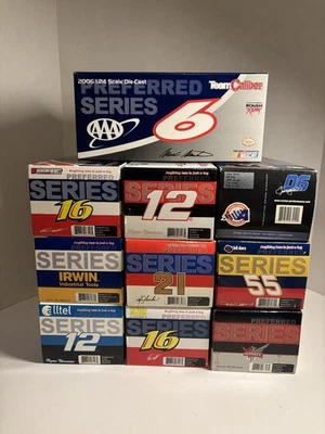 NASCAR Diecast 10 Lot 1/24 Martin Newman Schrader Waltrip Action Team Caliber - Image 1 of 4