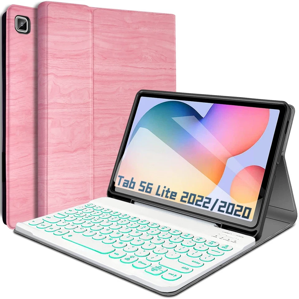 Backlit Keyboard Case for Samsung Galaxy Tab S6 Lite 10.4 Inch 2022/2020(SM-P... - Image 1 of 4