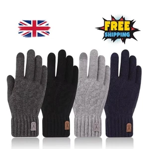 Mens Winter Warm Windproof Waterproof Anti-slip Thermal Touch Screen Ski Gloves - Bild 1 von 14