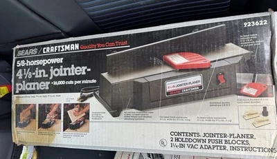 Cepilladora articulada Sears Craftsman Nos 4-1/8” 23622 5/8 caballos de fuerza 16 k cortes minuto Foto 1 de 4