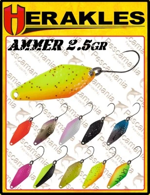 Ondulante Herakles Spoon AMMER gr.2,5 artificiale monoamo trota lago area game