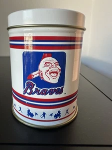 Bolas de goma de mascar vintage Atlanta Braves soporte para lata. - Imagen 1 de 5