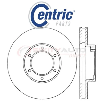 Centric C-TEK Disc Brake Rotor for 1989-1993 Toyota Pickup 2.4L 3.0L L4 V6 - xy - Image 1 of 4