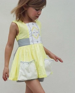 Well Dressed Wolf WDW Yellow Cross Tunic Set Size 8 NWT - Picture 1 of 2