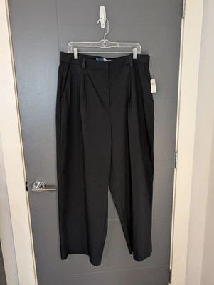 Новый с Ярлыками Old Navy экстра высоты поплин Taylor широкие брюки в черный Jack - 16 - Изображение 1 из 4