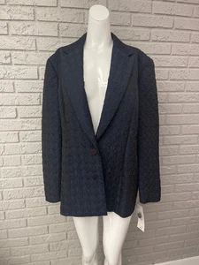 Chaqueta de Noche Bianca Nygard Mujer Negra Algunos Encantados Talla 16 Nueva con Etiquetas - Imagen 1 de 9