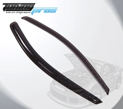 Visera de ventana de montaje exterior 2 piezas humo oscuro para Ford Windstar 1995-2003 Foto 1 de 4