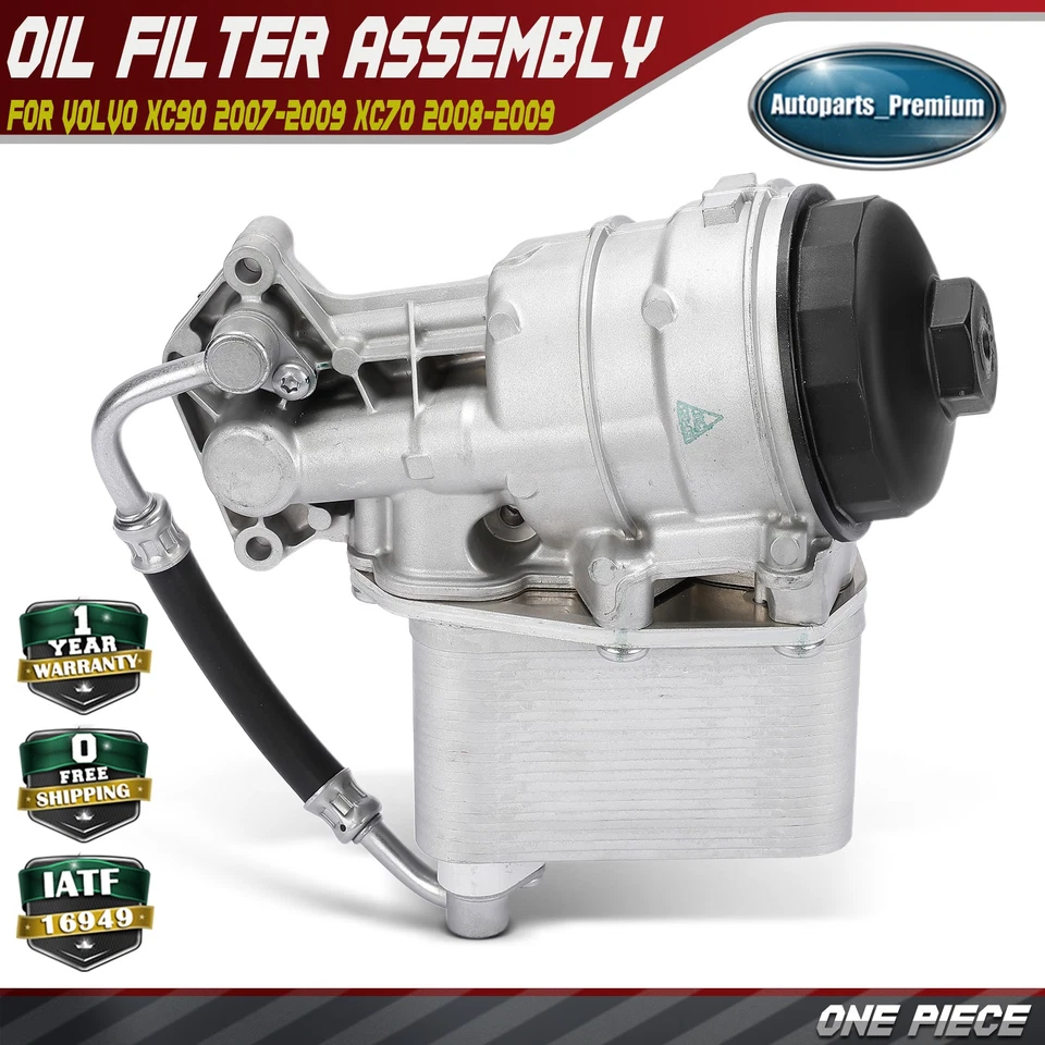 Conjunto de filtro de aceite para Volvo XC90 2007-2009 XC70 2008 2009 S80 2007-2014 GAS Foto 1 de 4