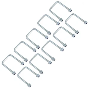 M10 U-Bolt N-Bolt 53mm x 80mm 10 Pack High Tensile for Boat Trailers - Picture 1 of 8