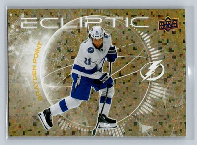 2023-24 Upper Deck #EC-12 Brayden Point - Gold Sparkle  - Image 1 of 2