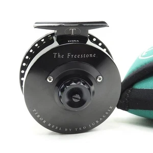 Tibor "The Freestone" Fly Fishing Reel. Black. W/ Pouch. - Picture 1 of 12
