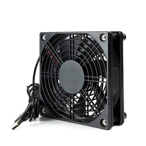 Router Set-top Box Mute Radiator Cooler 5V USB Computer Case Chassis Cooling Fan - Afbeelding 1 van 11