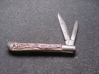 Navaja de Bolsillo Colonial Prov USA De Colección - 2 Hojas Mango "Hueso" Foto 1 de 4