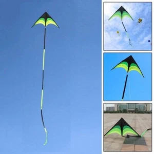 Large Delta Long Tail Kite Huge Kite Kids Adults Outdoor Toys Games Activities - Picture 1 of 12