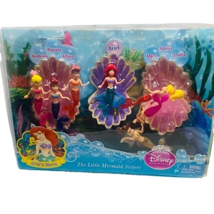 Disney Prinzessin Meerjungfrau Puppe 7er Pack Die kleine Meerjungfrau Schwester Ariels World 2011 - Bild 1 von 11