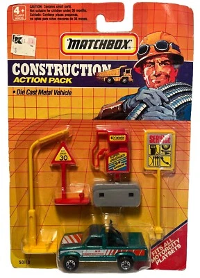 Matchbox Construction Action Pack 1990 Die Cast Metal 1:64 Truck (B256) - Image 1 of 3