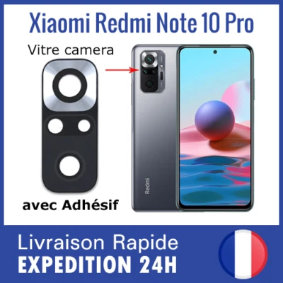 Pour Xiaomi Redmi Note 10 Pro vitre lentille appareil photo camera arrière verre