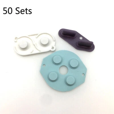 50sets Replacement Conductive Rubber Silicone Pads for Nintendo GB Console DMG - Image 1 of 2