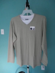 Basic Editions Crew Neck Full Sleeve Mens Sweater, Med - Picture 1 of 3
