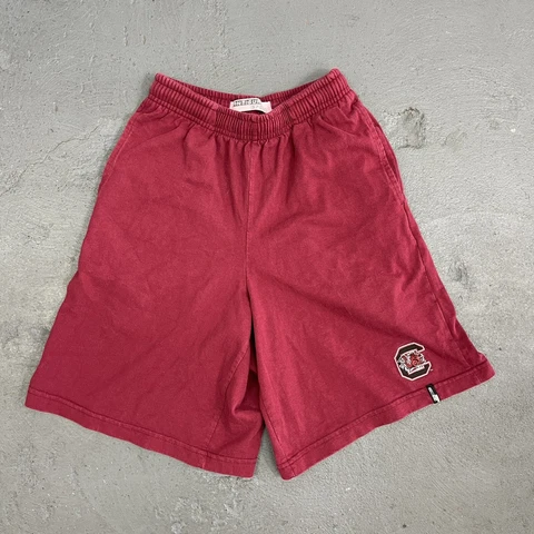 Vintage South Carolina Gamecocks Antigua Sports Red Shorts Size Small 90s Cover