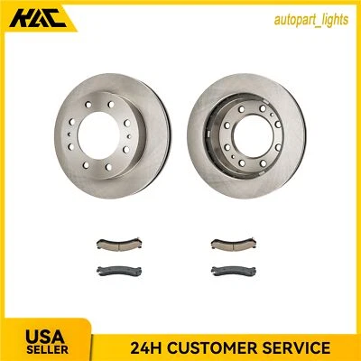 Rotores de disco delanteros y pastillas de freno de cerámica para Chevrolet Express 2500/Avalanche 2500 Foto 1 de 4