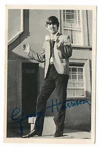 Tarjeta Jenkki de los Beatles finlandeses serie de 60 como A&BC 1964 #46 de George Harrison - Imagen 1 de 2
