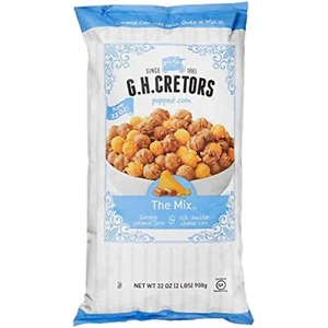 G.H. Cretors Caramel & Cheese Popcorn The Mix ( 2 PACK 32oz Each Bag )(64oz Tota - Imagen 1 de 2