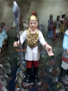 1 Hirte Soldat ROM Terracotta 8 CM Hirten Krippe Nativity Hirten Crib P - Picture 1 of 1