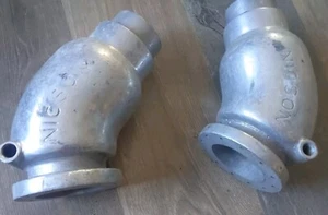 Exhaust Manifold Riser,Slight Angle, Nicson Manifolds. Never Installed! - Picture 1 of 10