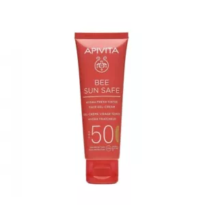APIVITA Bee Sun Safe Moisturizing Face Cream-Gel With Color SPF50 50ml - Picture 1 of 2