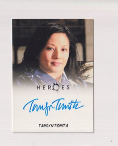 TAMLYN TOMITA AUTOGRAPH 2010 HEROES "ISHI NAKAMURA" AUTO RITTENHOUSE ARCHIVES