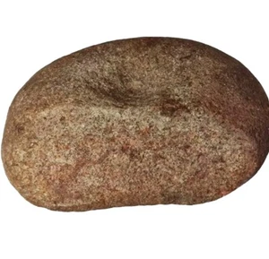 Native American Paleo Indian Artifact Round Nutting Stone Tool Fire Stone Grind - Picture 1 of 11