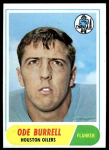 1968 Topps #146 Ode Burrell Houston Oilers - Picture 1 of 2