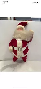 Vintage weihnachten gefüllte weihnachtsmannfigur - Bild 1 von 5