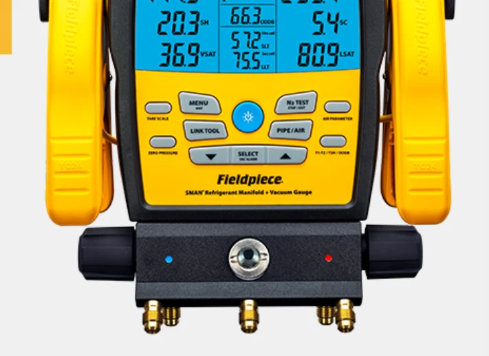 Fieldpiece SM382V SMAN Wireless Refrigerant Manifold (3-Port)