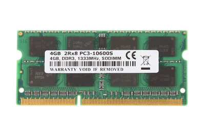 4 GB 4GB DDR3 1333MHz PC3-10600S SO-DIMM 204pin Laptop Memory RAM CL9 PC10600 - Image 1 of 4