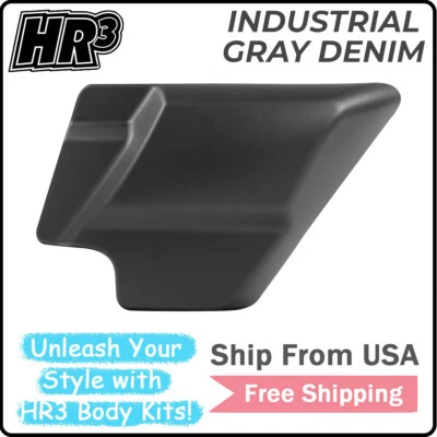 Cubiertas laterales de batería aptas para Harley Touring Street Glide 09-24 19 gris industrial Foto 1 de 4