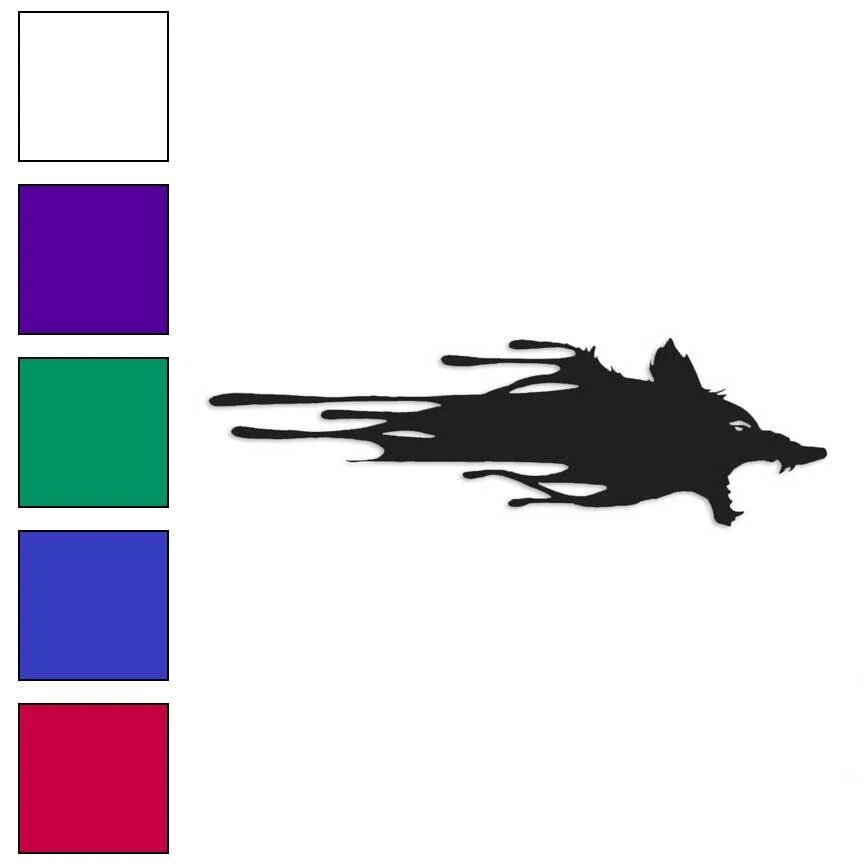 STICKER*PIMP Wolf Head Werewolf, Vinyl Decal Sticker, Multiple Colors & Sizes #750