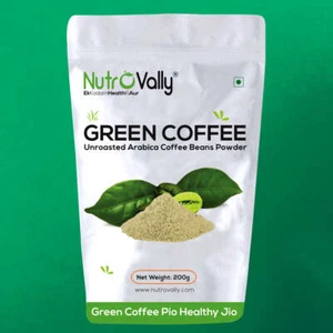 NutroVally Green Coffee Beans Powder 200gm - Picture 1 of 8