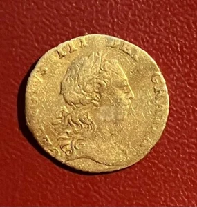 1762 one year type gold 1/4 guinea Gerorge III - Picture 1 of 2