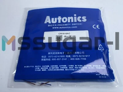 New One Autonics CR18-8AC Proximity Sensors CR188AC Free Shipping - Image 1 of 4
